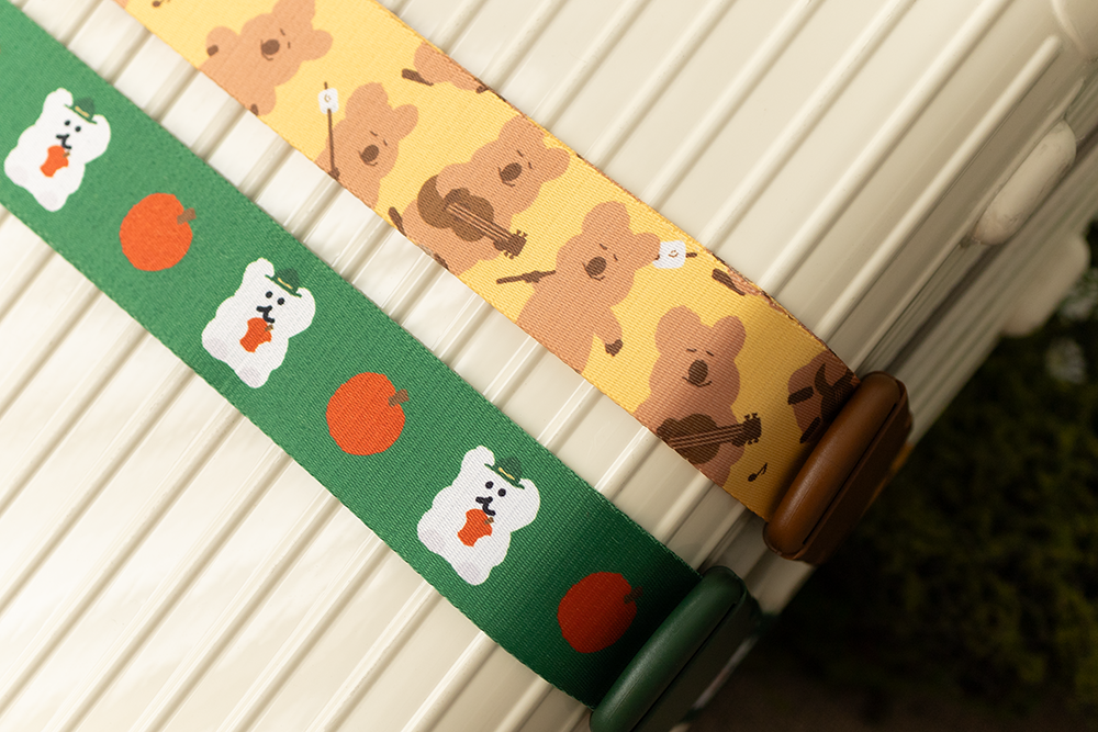 【現貨】[Quokka & Bobo in the Woods] Dinotaeng Luggage Belt 行李帶（2款）