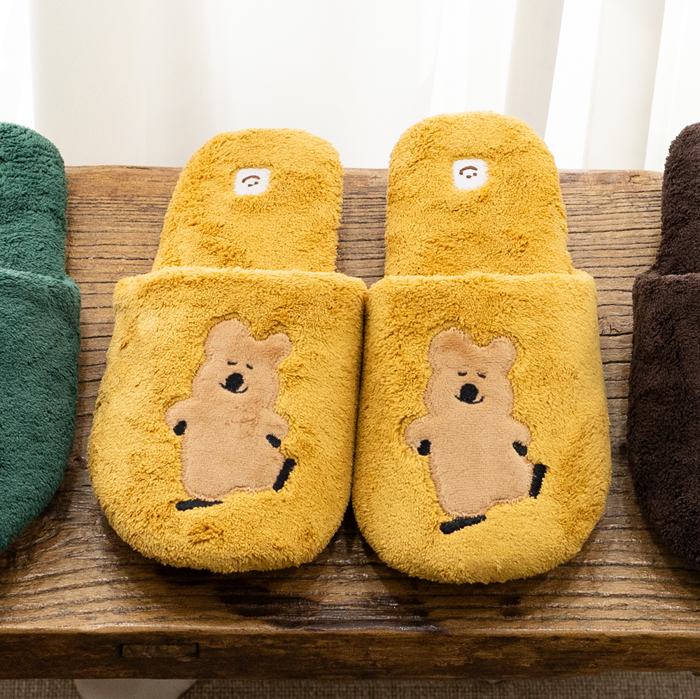 [Quokka & Bobo in the Woods] Dinotaeng Happy Quokka Slippers 家用拖鞋