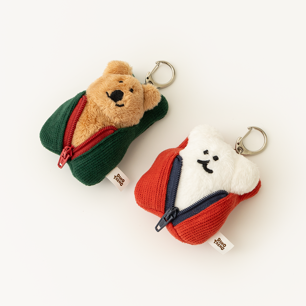 【現貨】[Dinotaeng x Victoria Shoes 限量聯乘系列] Plush Keyring 公仔鎖匙扣（2款)