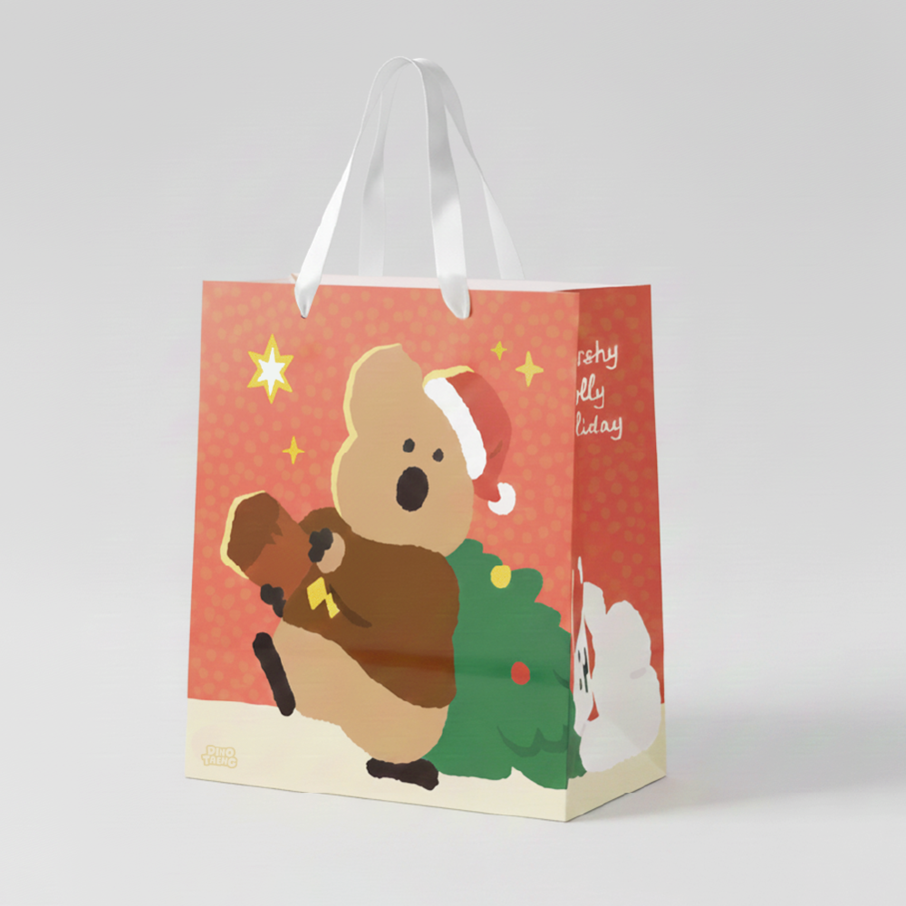 Dinotaeng XMAS Limited Shopping Bag 聖誕限定紙袋（M／L）
