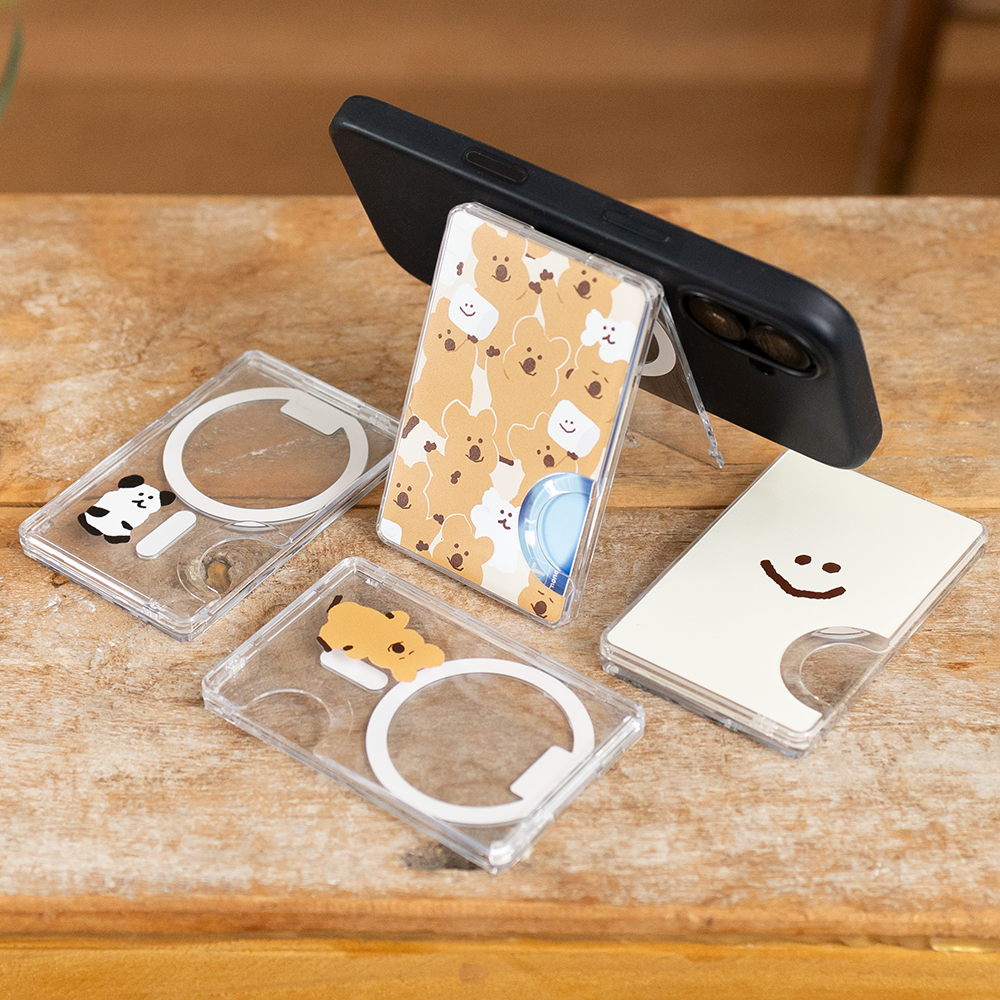 DINOTAENG Magsafe Card Wallet 透明磁吸卡套（4款）