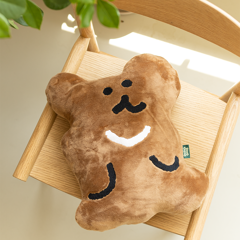 [Quokka & Bobo in the Woods] Croissant BOBO Flat Fur Cushion 絨毛抱枕