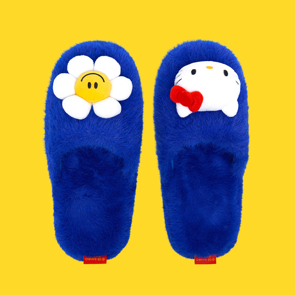 Wiggle Wiggle × Hello Kitty｜Fur Home Slipper 毛絨室內拖鞋