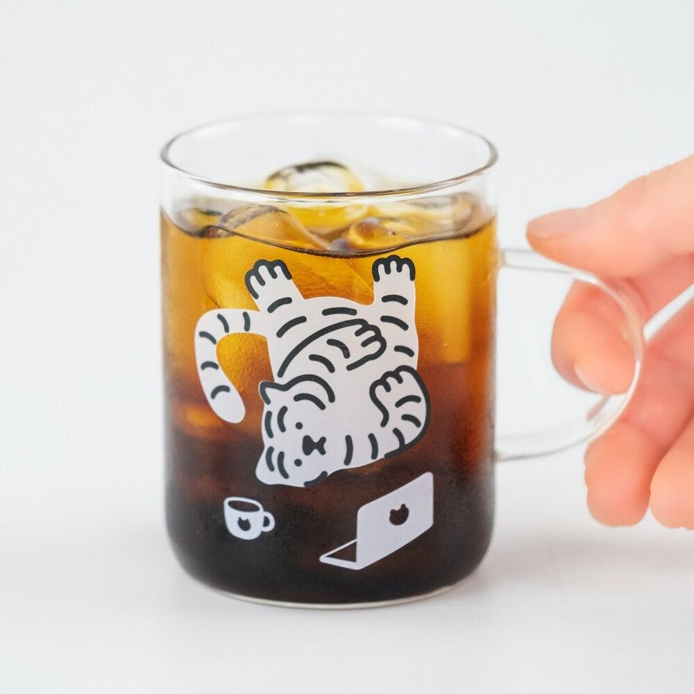 【現貨】Muzik Tiger Glass Mug 耐熱玻璃杯 300ml（2色） - SOUL SIMPLE HK