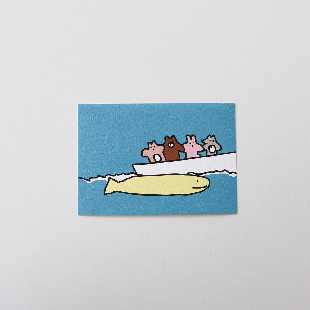 Hozumi Big Fish Postcard