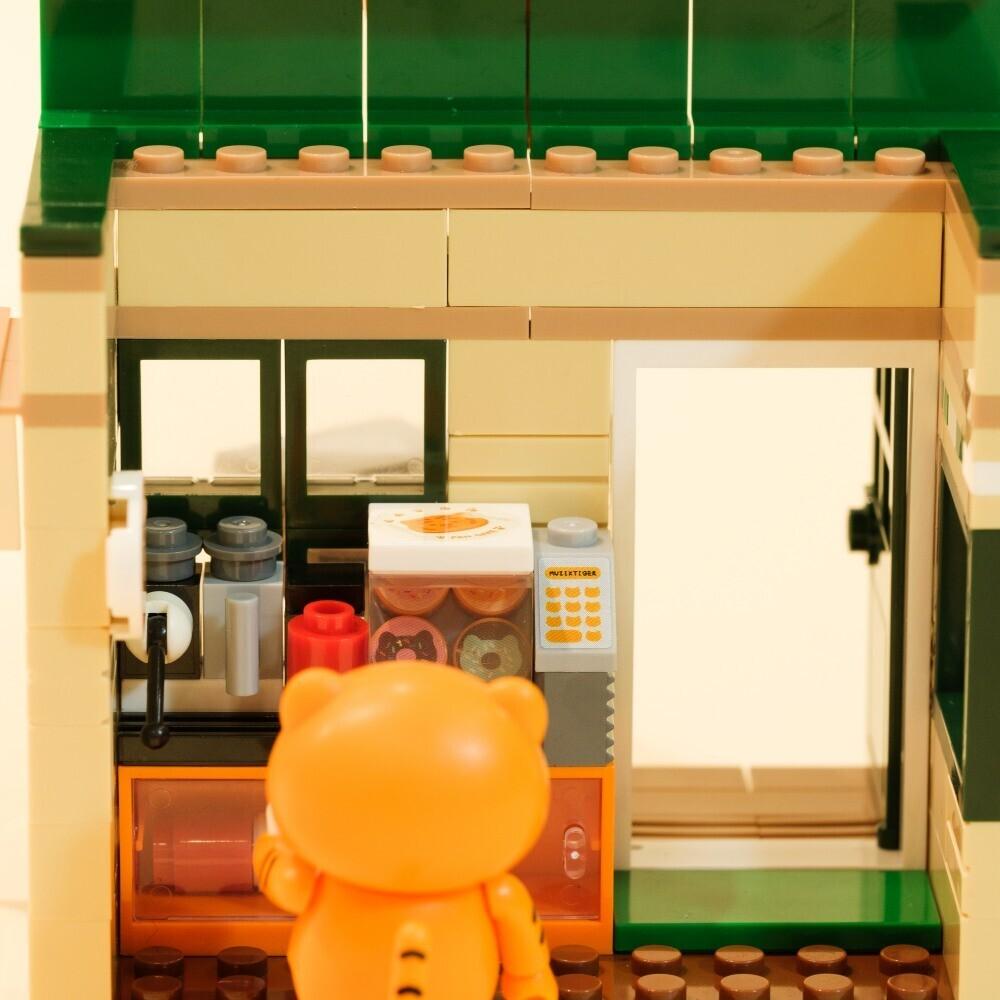 Muzik Tiger Cafe Brick Figure 咖啡店模型 - SOUL SIMPLE HK