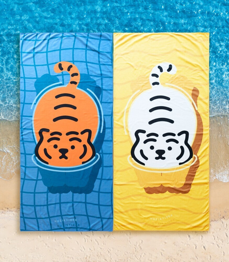 Muzik Tiger Swimming Tiger Beach Towel 沙灘巾（2款）
