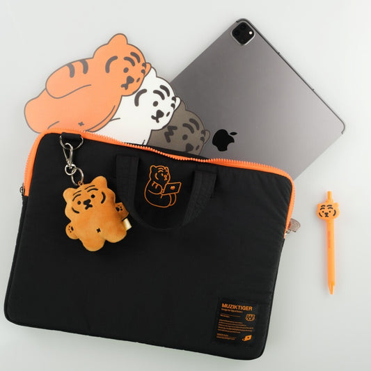 MUZIK TIGER Sitting Tiger iPad/Laptop Pouch 平板電腦保護套 【Black】
