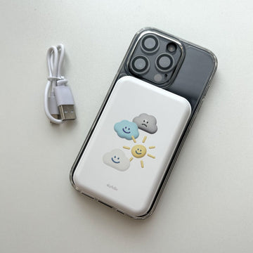 【現貨】Skyfolio MagSafe Cloud Family Portable Battery 有/無線磁吸充電器 5100mAh