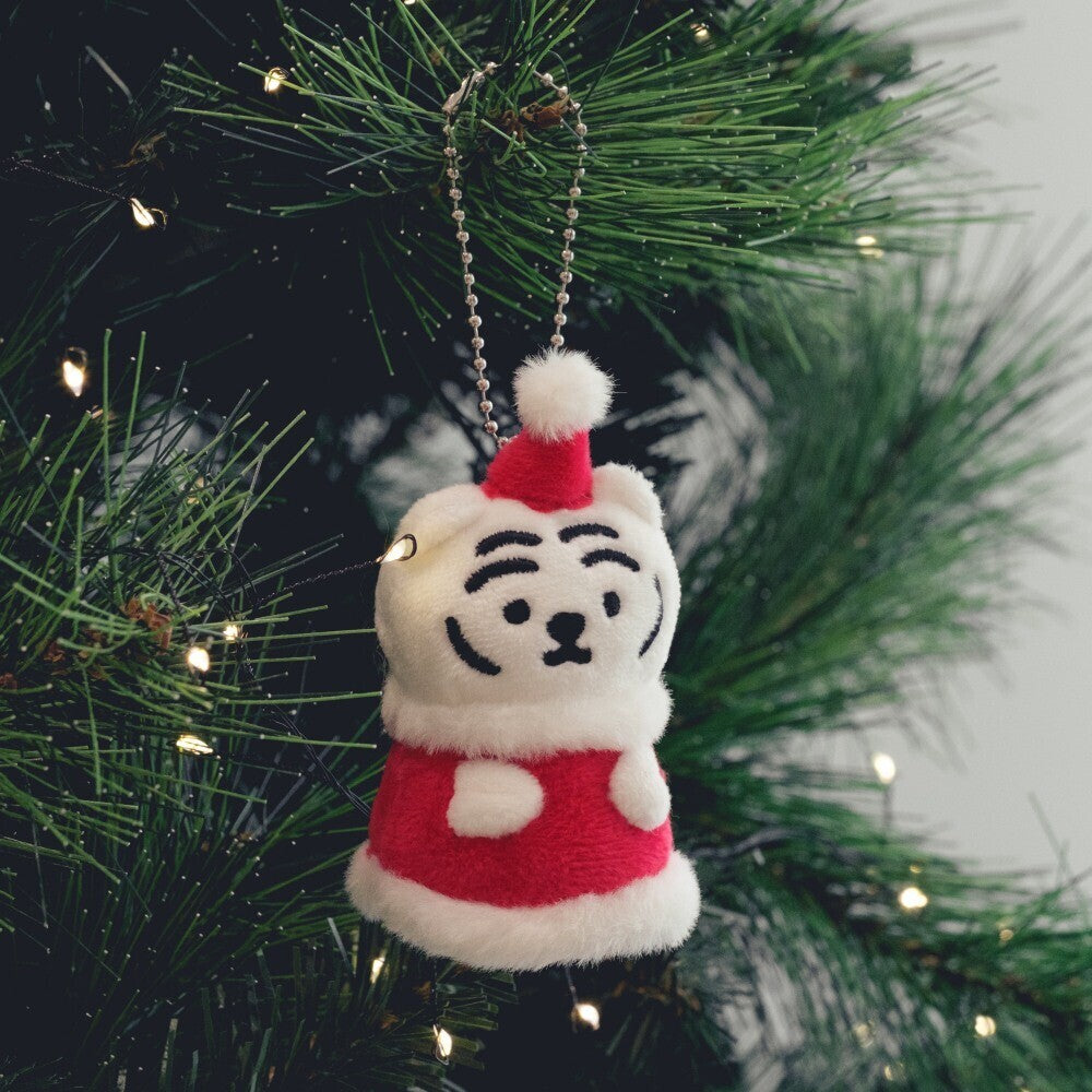 【現貨】Muzik Tiger Santa Tiger Keyring 聖誕公仔鑰匙扣