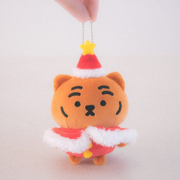 Muzik Tiger Be My Santa Tiger Doll Keyring 聖誕公仔鑰匙扣（2款）