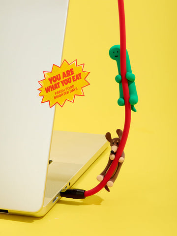 JOGUMAN YOU ARE WHAT YOU EAT Cable Protector｜充電線保護套（Brachio／Woody）
