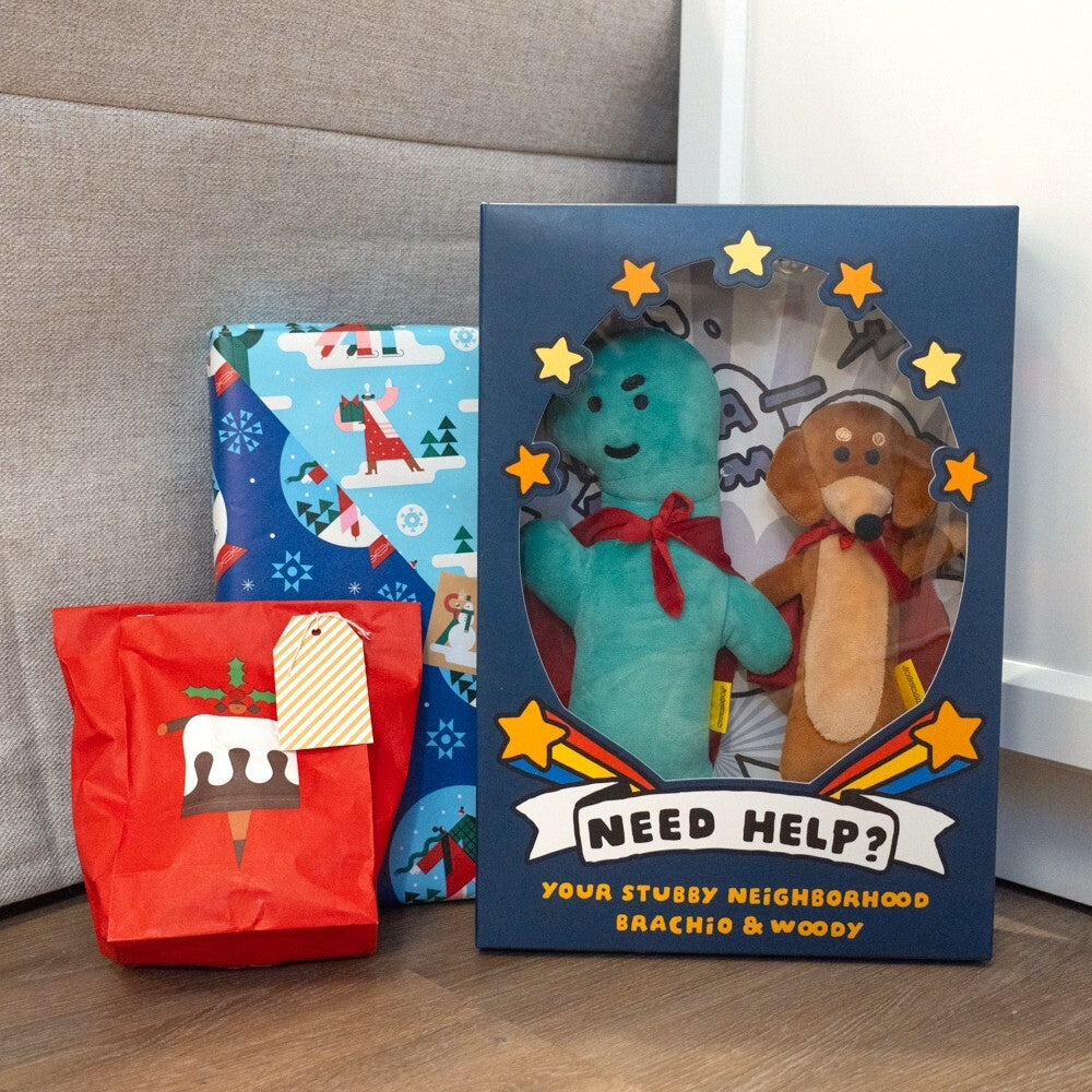 【現貨】JOGUMAN Superman 30cm Plush Doll Set 公仔套裝（一套兩入｜小隊出動款）