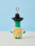 JOGUMAN SOUVENIR Plush Keyring Brachio 款背面，韓服公仔鑰匙扣細節