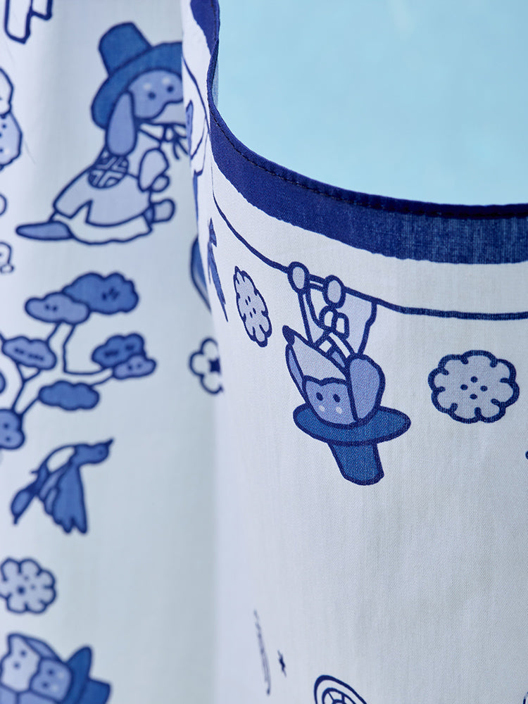 JOGUMAN SOUVENIR 棉質手帕布料與印刷細節