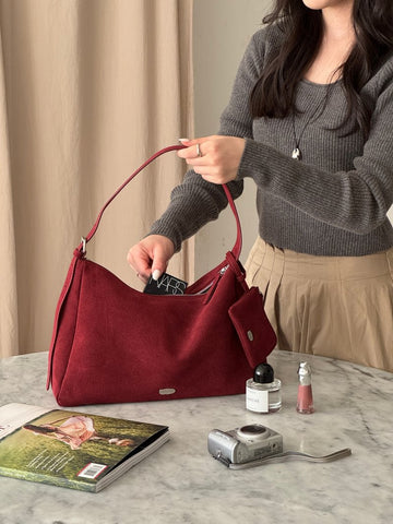 THE ALLY ARDEN BAG｜100% 牛皮麂皮手袋 品牌實物圖片