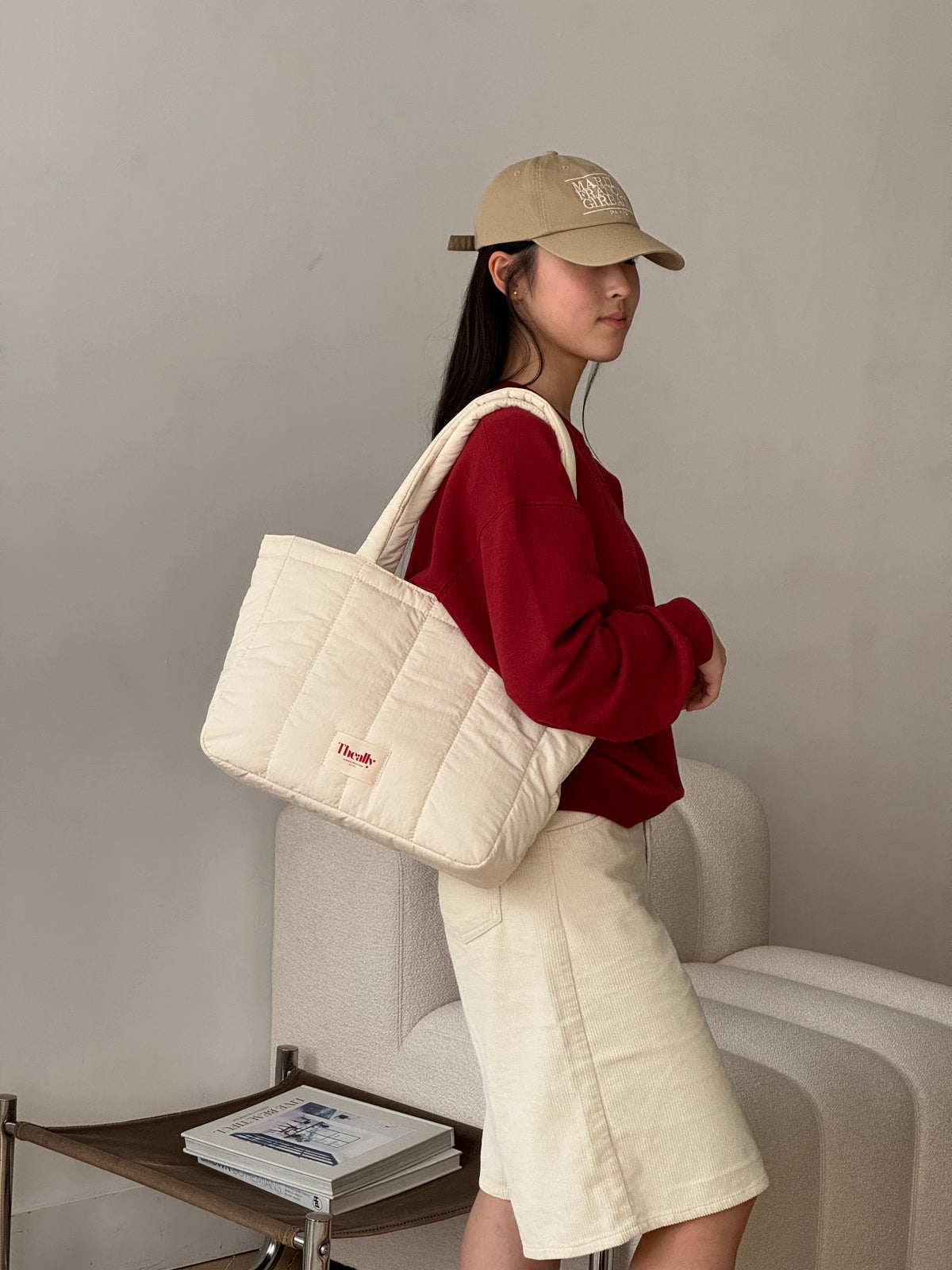 THE ALLY EILEEN BAG Ivory 官方商品細節
