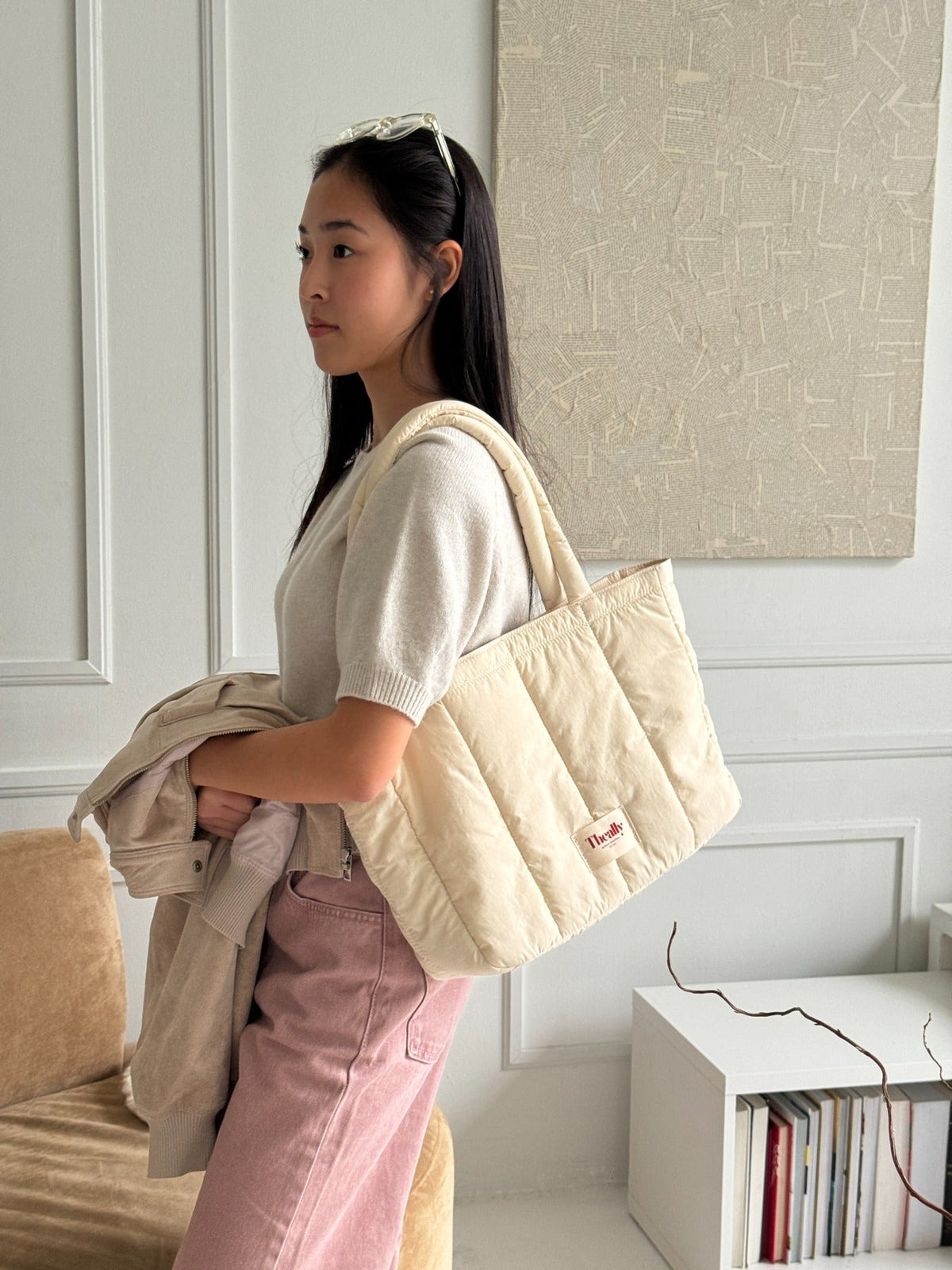 THE ALLY EILEEN BAG Ivory 官方分色圖片