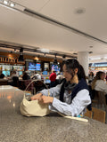 THE ALLY HAILEY BAG Ivory 米白色袋身細節