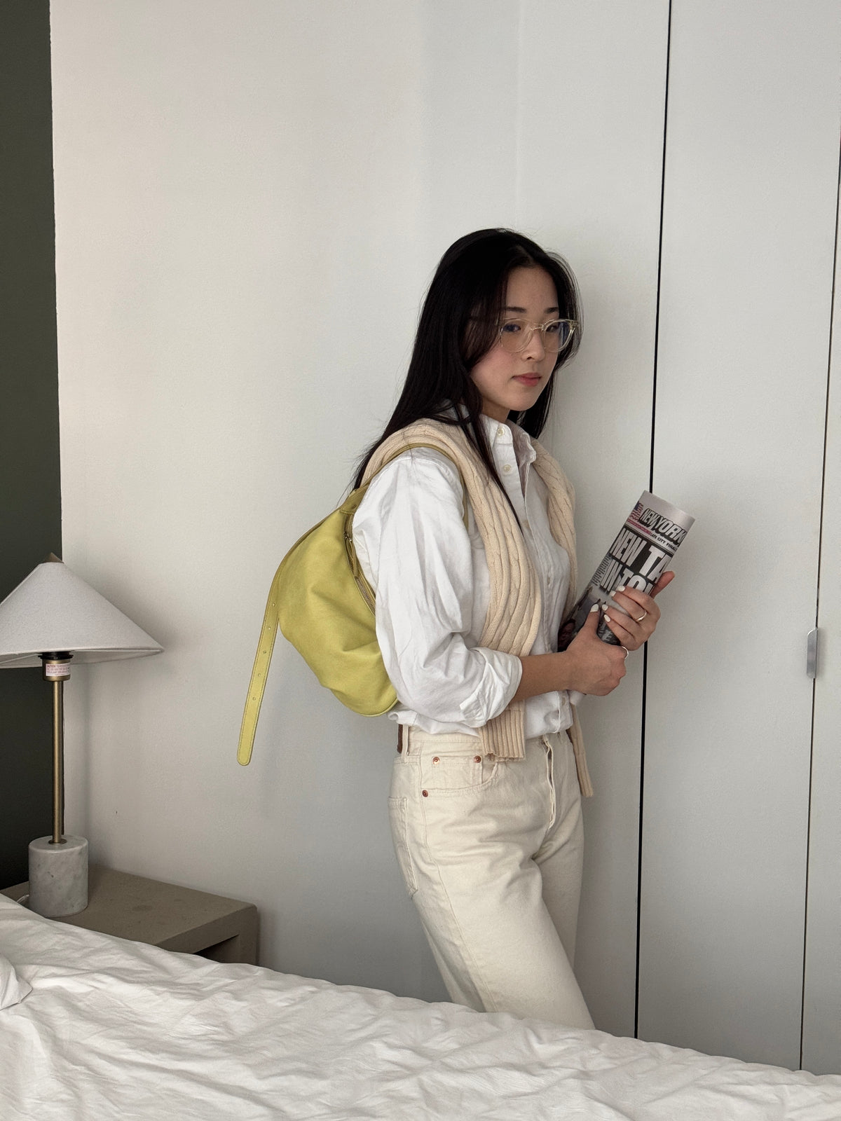 THE ALLY HAILEY BAG Lemon 檸檬黃官方款式照