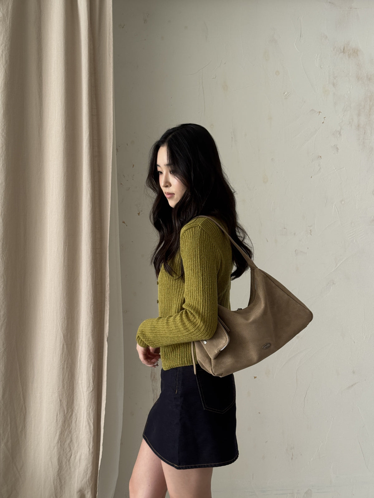 THE ALLY ARDEN BAG 韓國官方實拍 beige-1
