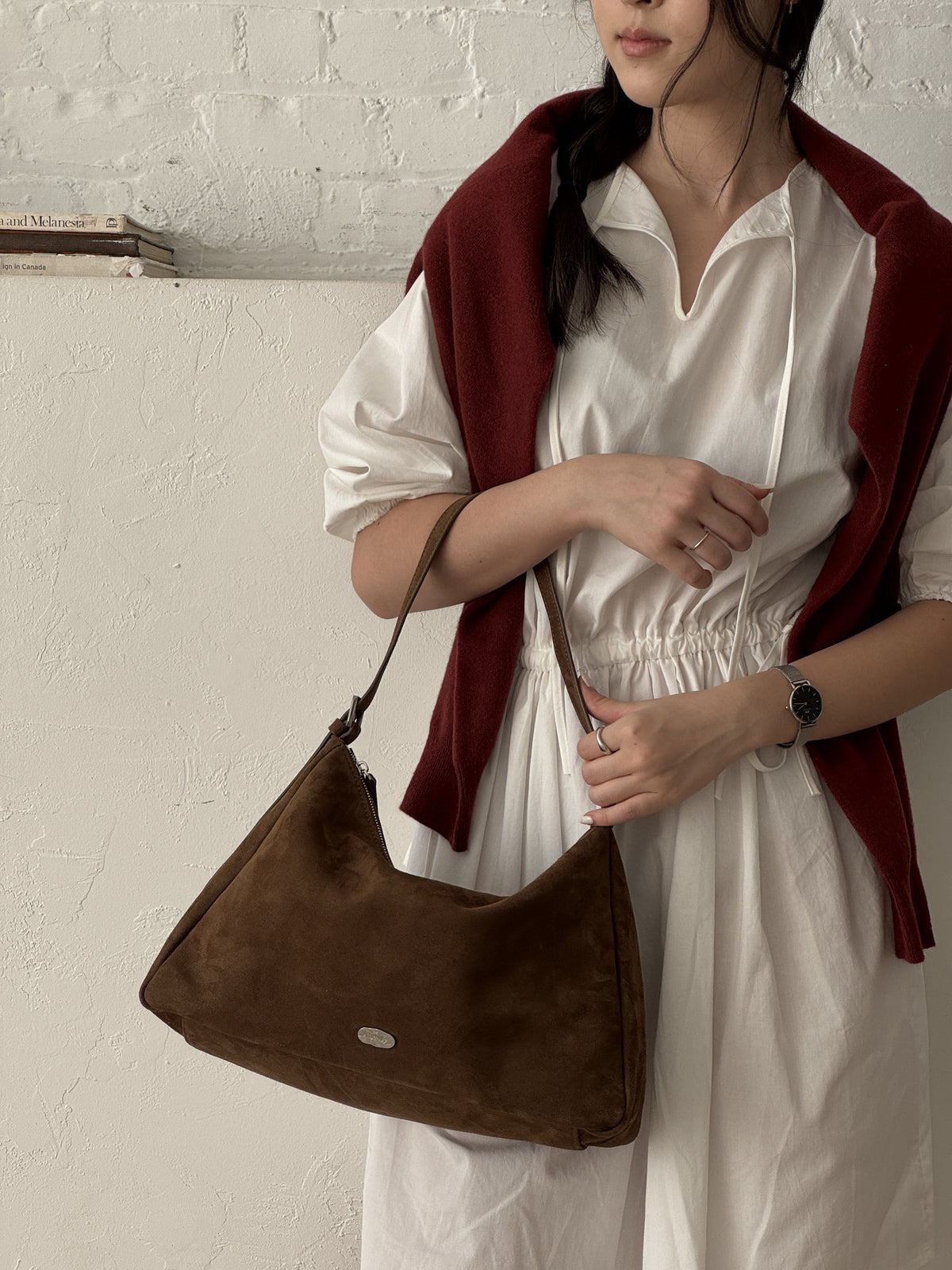 THE ALLY ARDEN BAG 韓國官方實拍 brown-2