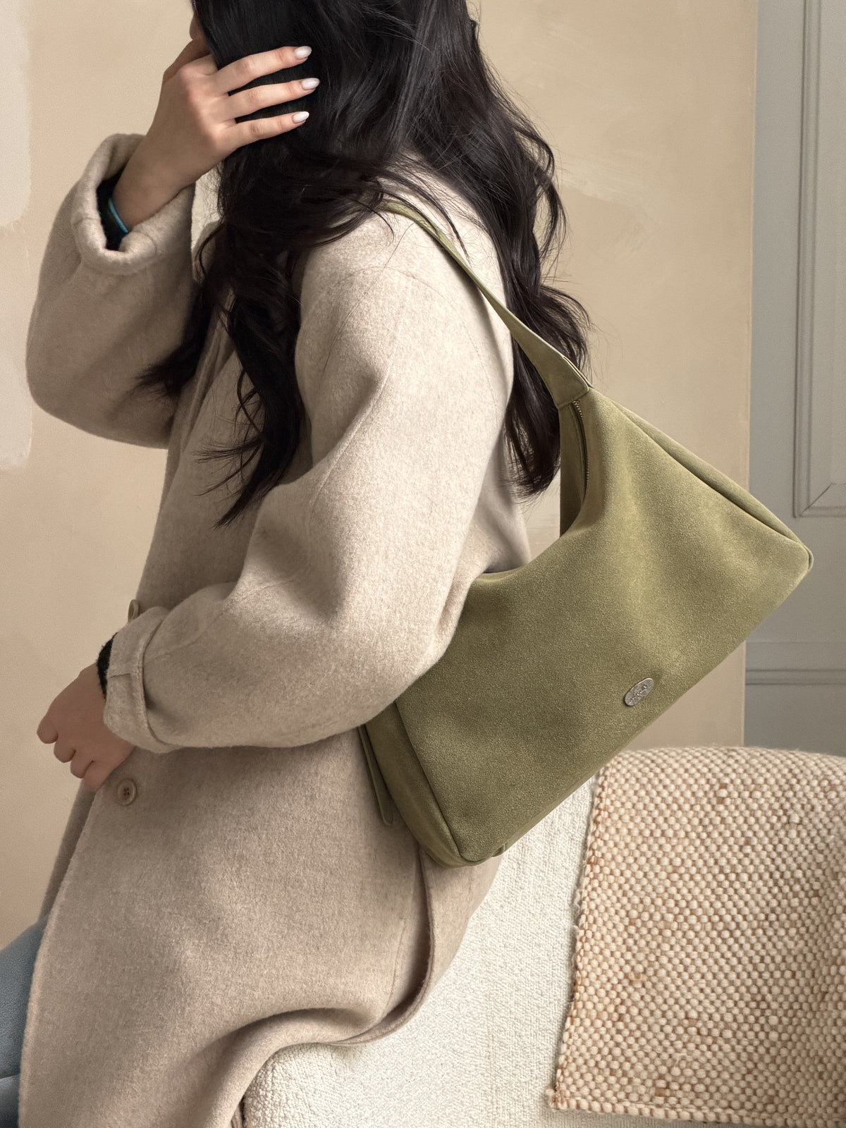 THE ALLY ARDEN BAG 韓國官方實拍 olive-1