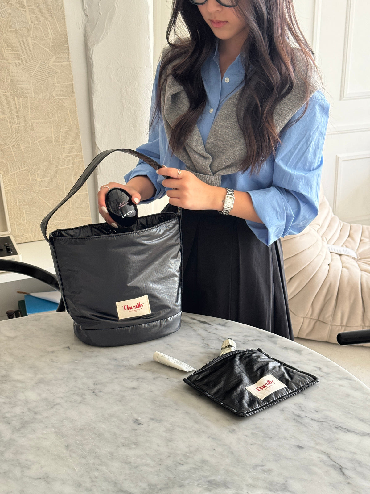 THE ALLY BOLD BAG 韓國品牌官方圖片 black-4059