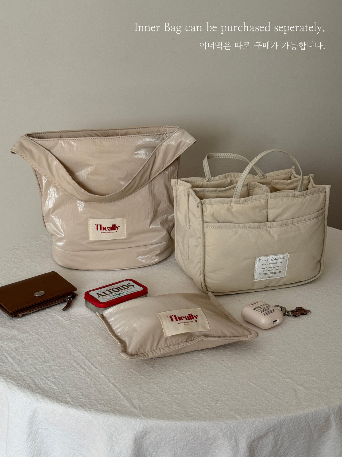 THE ALLY BOLD BAG 韓國品牌官方圖片 innerbag-separate