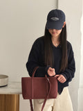 THE ALLY CAMILLA BAG burgundy 韓國官方款色實拍