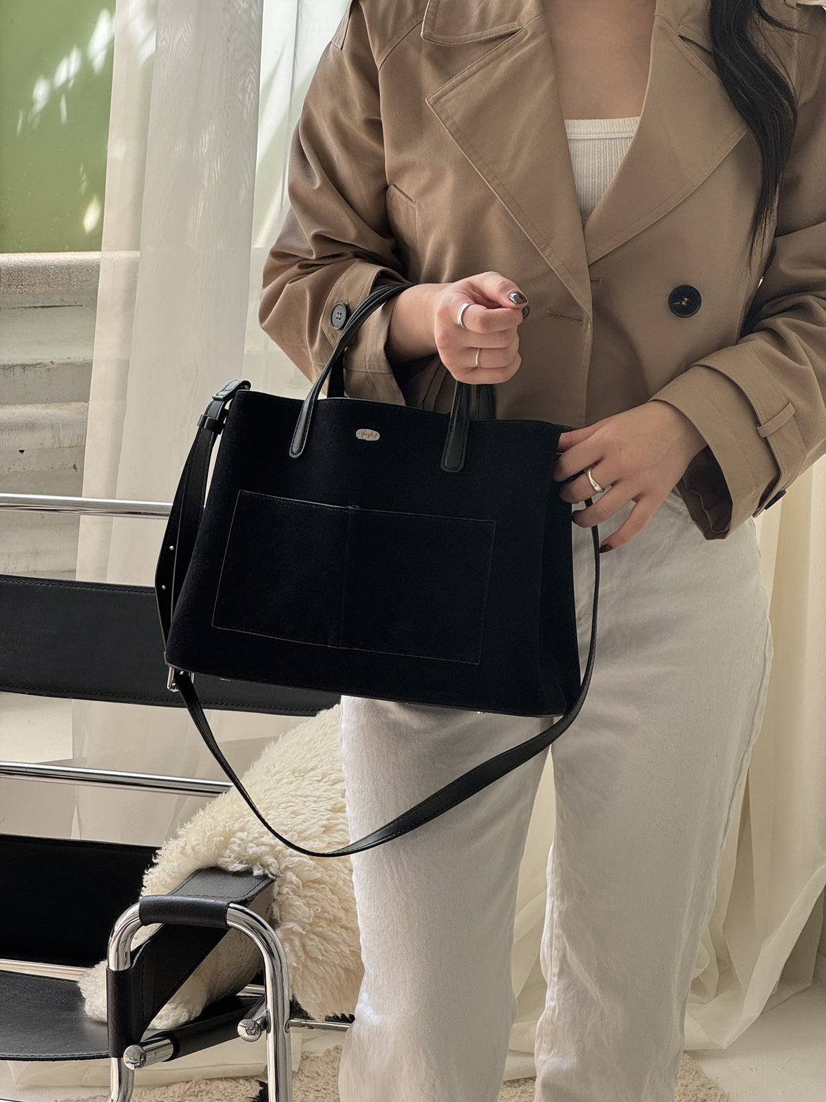 THE ALLY LIRA BAG 韓國官方圖片 black