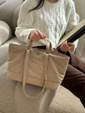 THE ALLY MOLLY PADDED BAG 韓國官方 dark-beige-detail-7779 實拍
