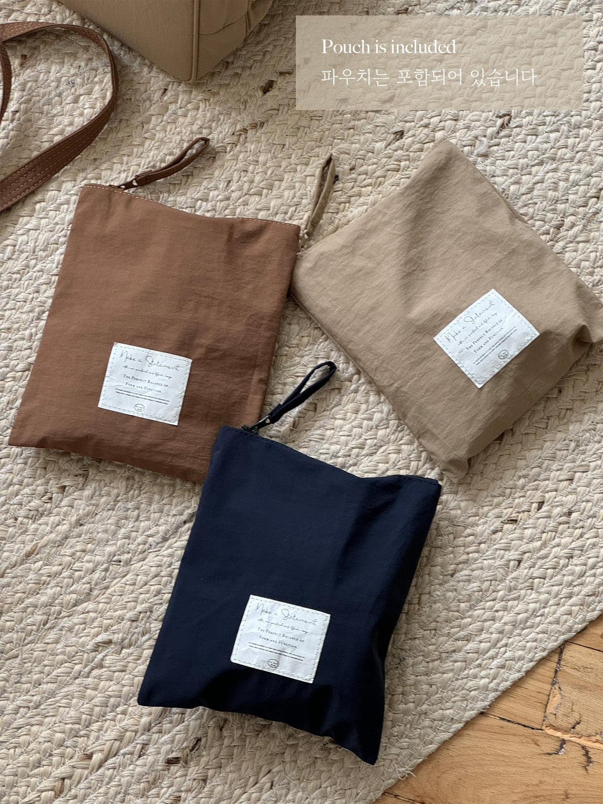 THE ALLY MOLLY PADDED BAG 韓國官方 pouch 實拍