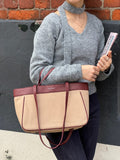THE ALLY MONICA BAG 韓國品牌官方商品照片 burgundy-look-1