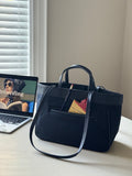THE ALLY MONICA BAG 韓國品牌官方商品照片 navy-look-2
