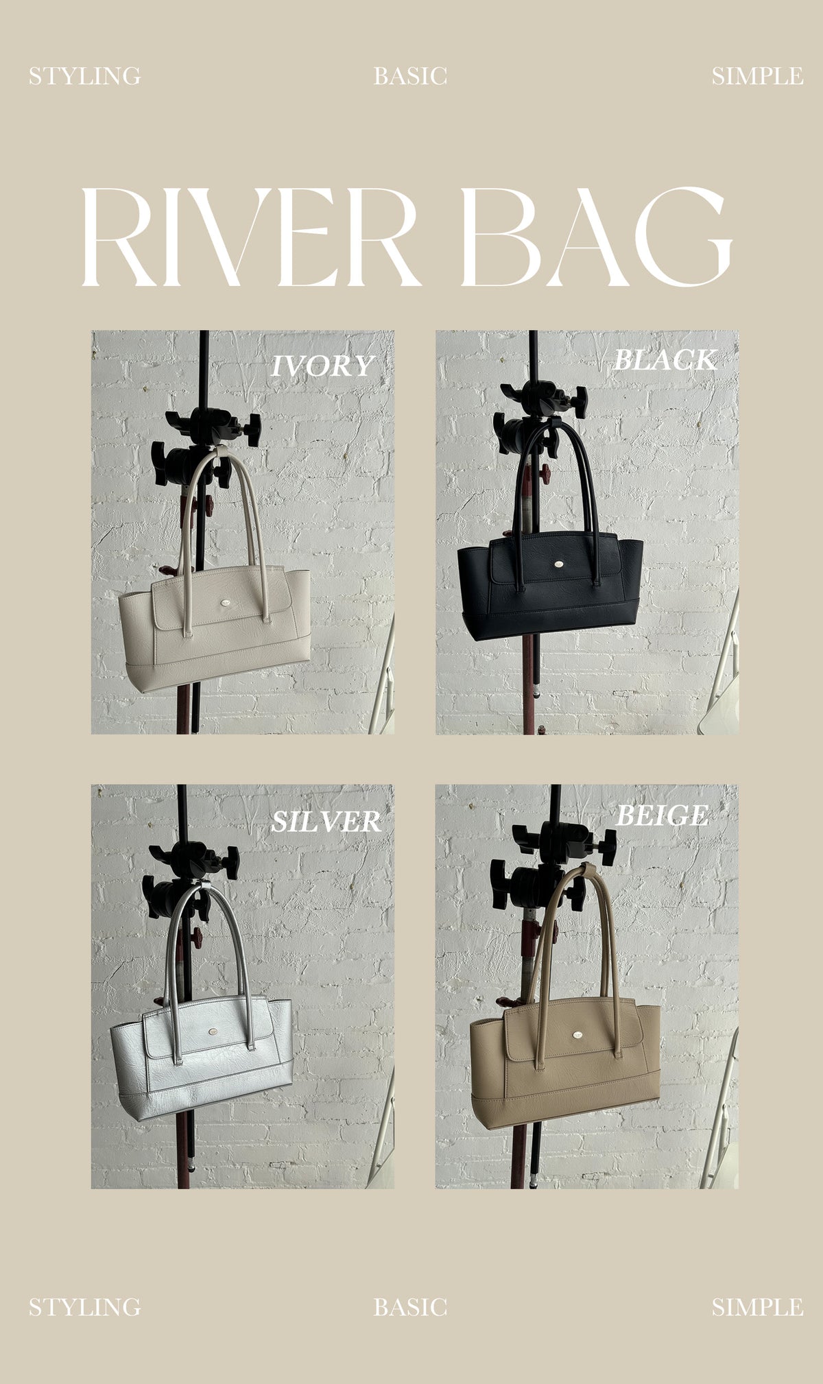 THE ALLY RIVER BAG 韓國官方圖片 banner-colors
