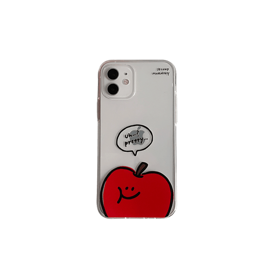 Second Morning Pretty Apple Jelly Phone Case 手機保護軟殼 - SOUL SIMPLE HK