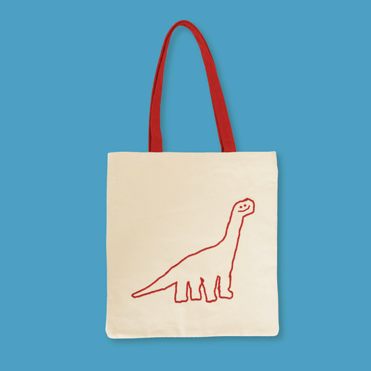 Dinotaeng DINO Red Canvas Bag 帆布袋 - SOUL SIMPLE HK