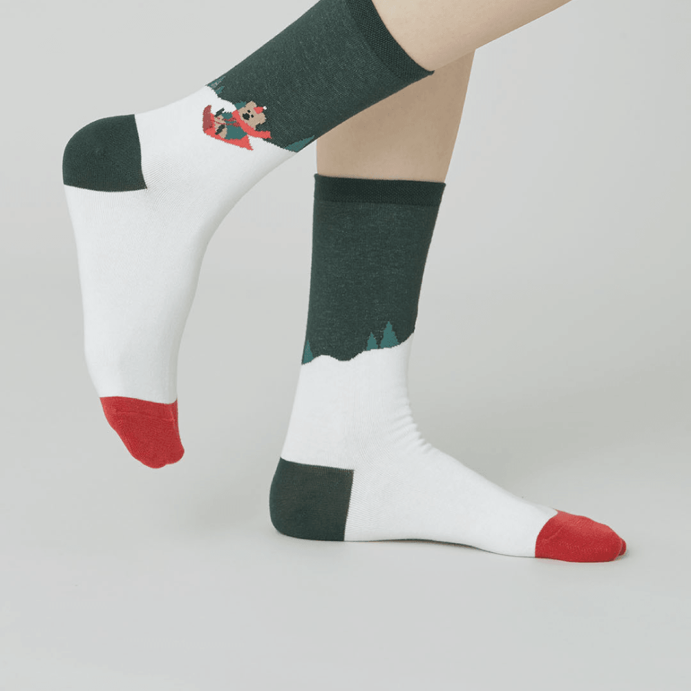 Dinotaeng Hatty's Sleigh ride Single Socks 長襪 - SOUL SIMPLE HK