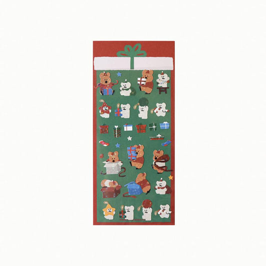 Dinotaeng Snow in Marshville Glitter Sticker 貼紙 - SOUL SIMPLE HK