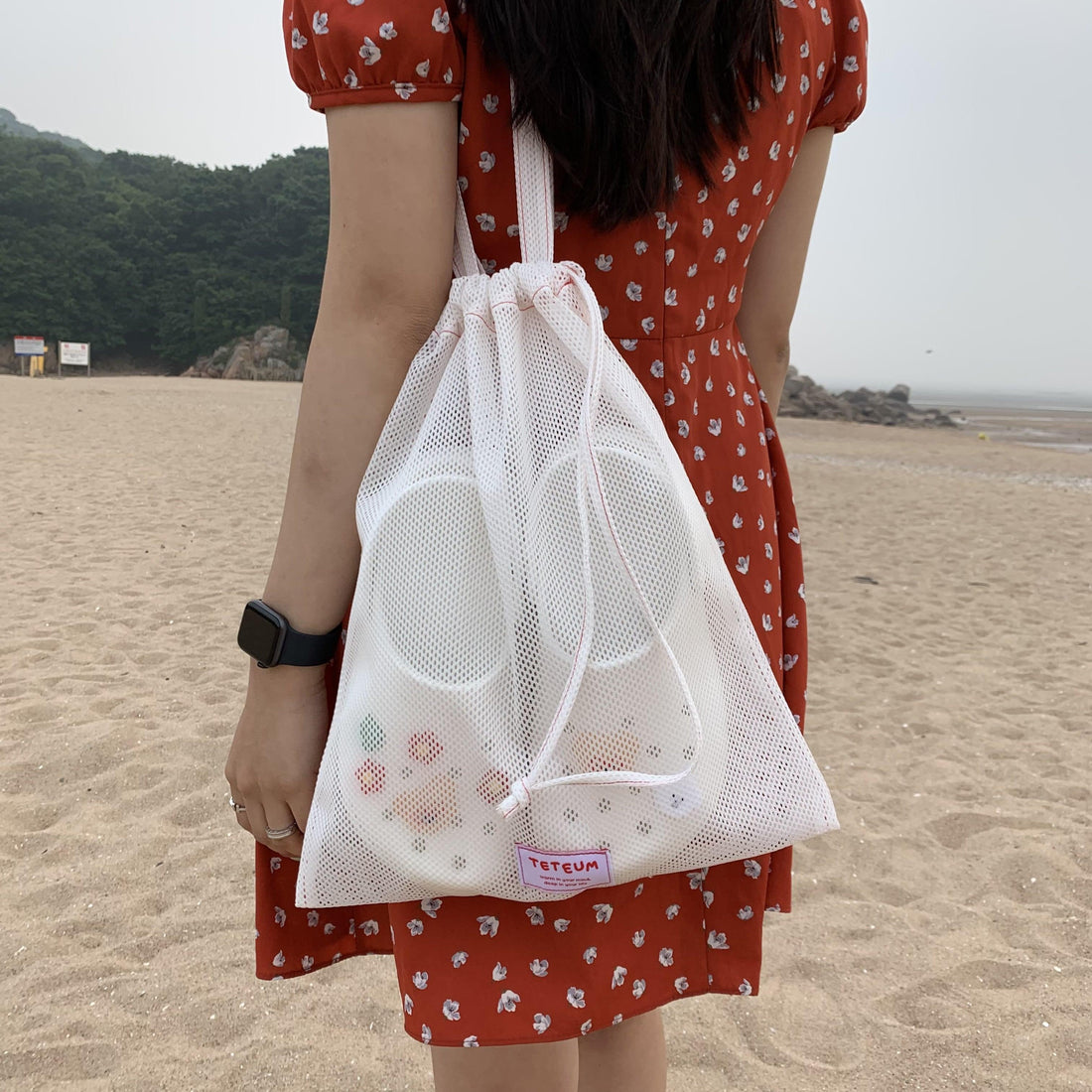 TETEUM Red Point Mesh Bag 收納袋 - SOUL SIMPLE HK