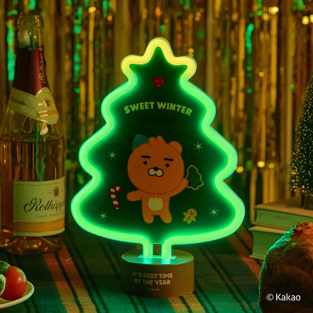 Kakao Friends Ryan LED Neon Tree LED 聖誕樹心情燈 - SOUL SIMPLE HK