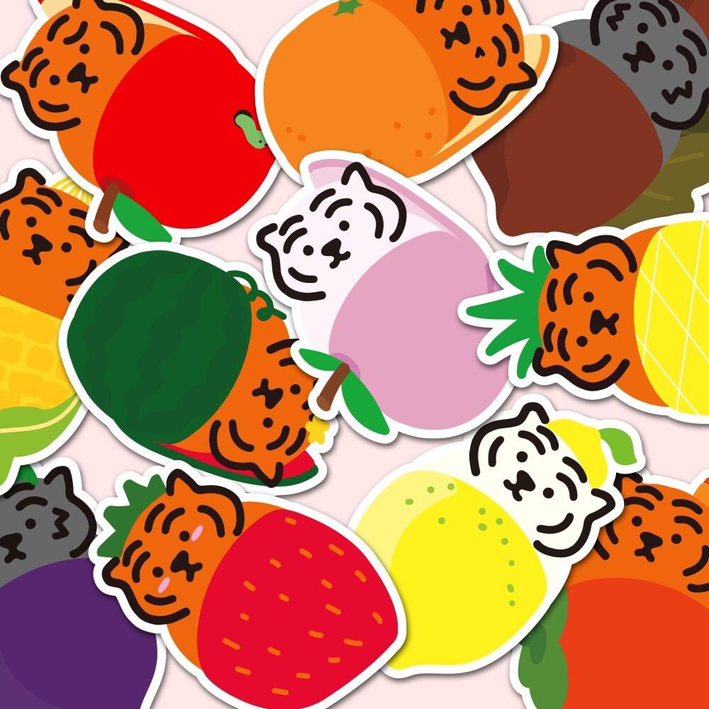 Muzik Tiger Big Removable Stickers 10 貼紙 (11pcs) - SOUL SIMPLE HK