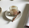 BRACKET TABLE Red 9oz Flat White Cup 玻璃杯 - SOUL SIMPLE HK