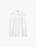 [金多美同款] Depound - Oversized Shirts - White 裇衫 - SOUL SIMPLE HK