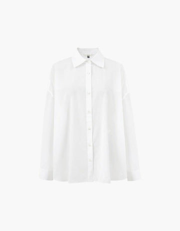 [金多美同款] Depound - Oversized Shirts - White 裇衫 - SOUL SIMPLE HK