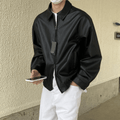 Vegan Color Leather Jacket 高級皮革外套（2色） - SOUL SIMPLE HK