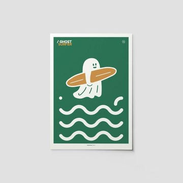 Percentage/Design p/d 幽靈大軍 Ghost Server Gordy Green Ocean Poster A4/A3 海報 - SOUL SIMPLE HK