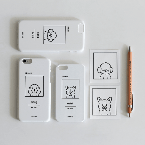 3months Dog ID Card Phone Case 客製手機保護殻 - SOUL SIMPLE HK