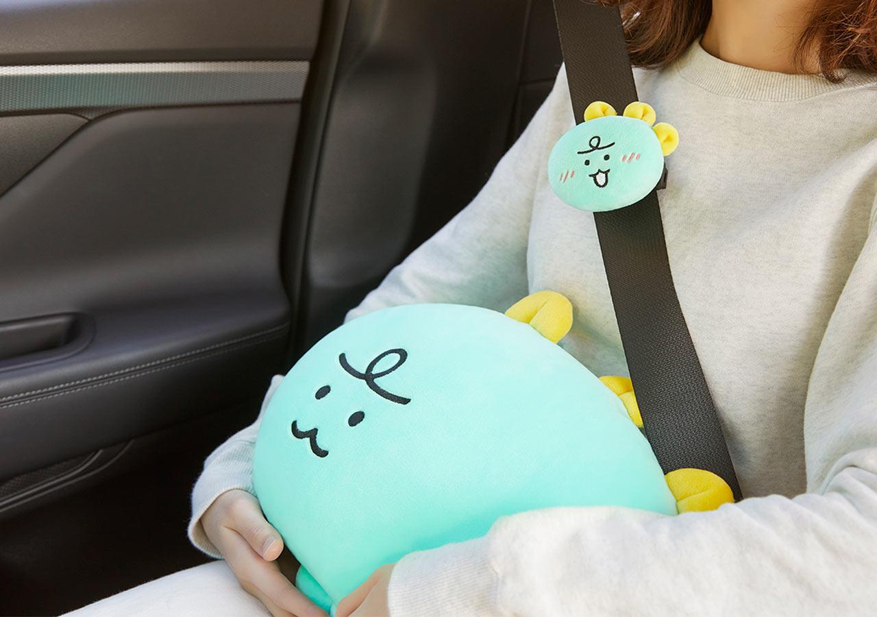 Kakao Friends Jordy For Vehicles Back Cushion 汽車背墊 - SOUL SIMPLE HK